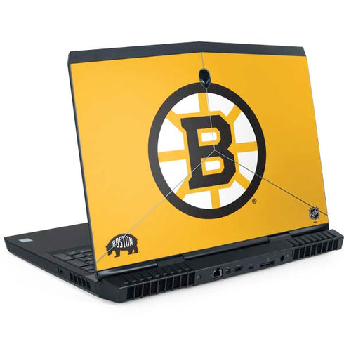 NHL Boston Bruins Solid Background Dell Alienware Skin
