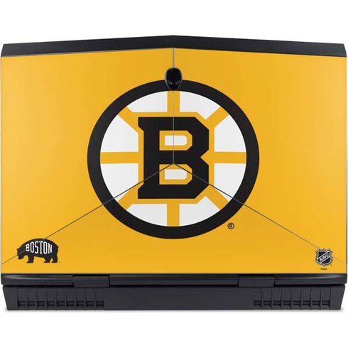 NHL Boston Bruins Solid Background Dell Alienware Skin