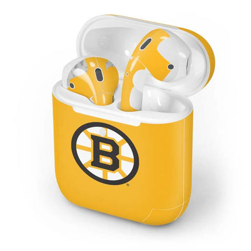 NHL Boston Bruins Solid Background Apple AirPods 2 Skin