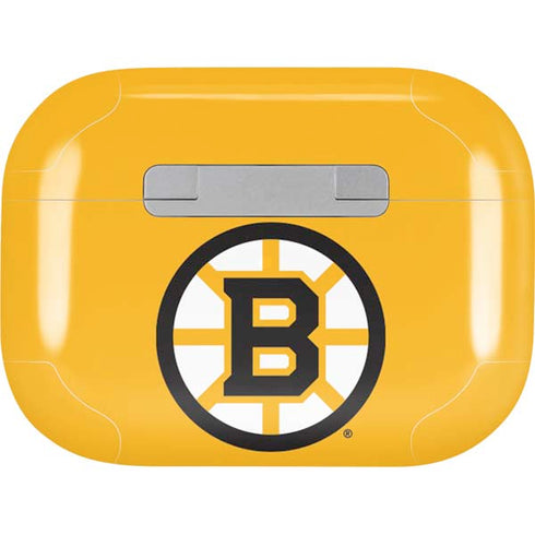 NHL Boston Bruins Solid Background AirPods Skins