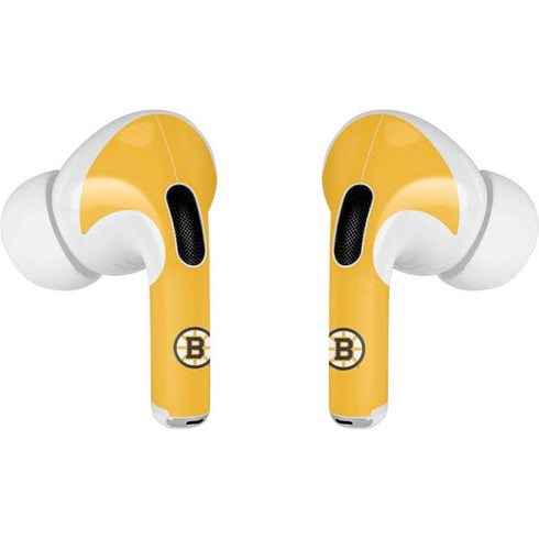 NHL Boston Bruins Solid Background AirPods Skins