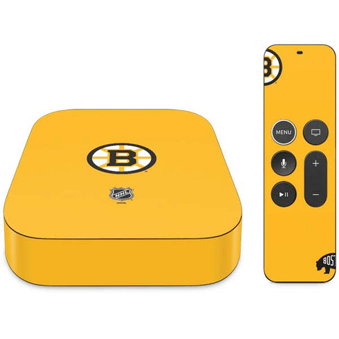 NHL Boston Bruins Solid Background Apple TV Skin