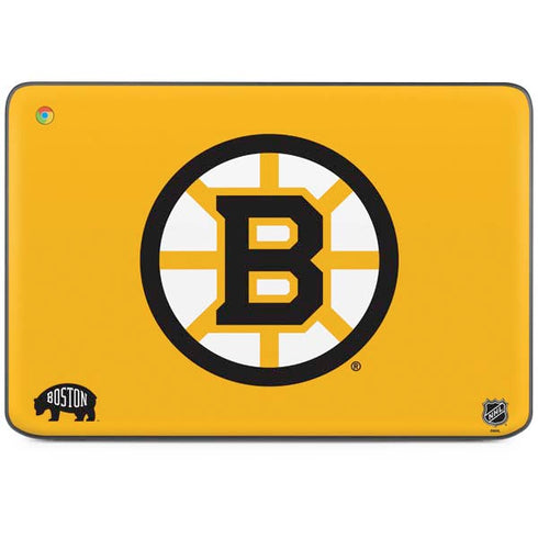NHL Boston Bruins Solid Background HP Chromebook Skin