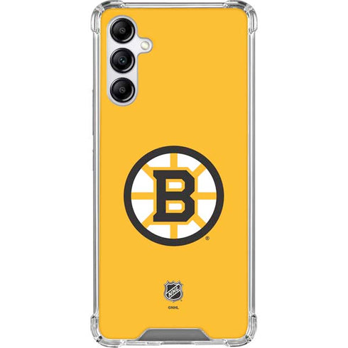 NHL Boston Bruins Solid Background Gabb Phone 4 Clear Case
