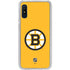NHL Boston Bruins Solid Background Galaxy A10e Clear Case
