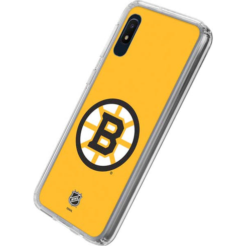 NHL Boston Bruins Solid Background Galaxy A10e Clear Case