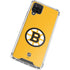 NHL Boston Bruins Solid Background Galaxy A12 Clear Case