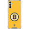 NHL Boston Bruins Solid Background Galaxy A13 5G Clear Case