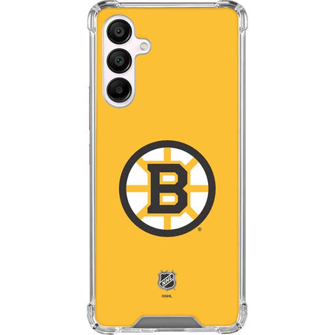 NHL Boston Bruins Solid Background Galaxy A16 5G Clear Case