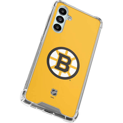 NHL Boston Bruins Solid Background Galaxy A16 5G Clear Case