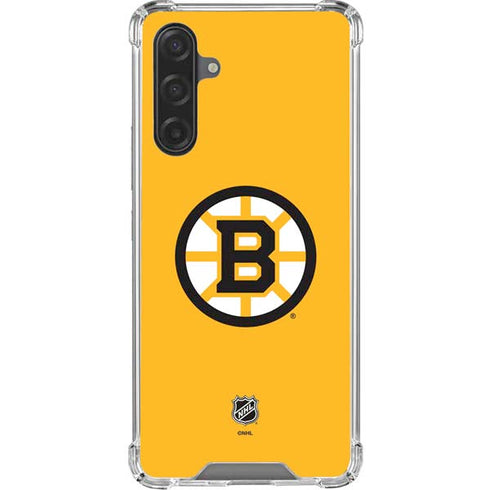 NHL Boston Bruins Solid Background Galaxy A17 Clear Case