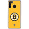 NHL Boston Bruins Solid Background Galaxy A21 Clear Case