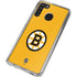 NHL Boston Bruins Solid Background Galaxy A21 Clear Case