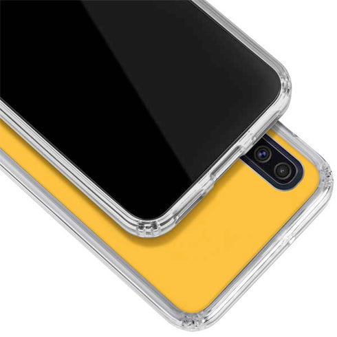 NHL Boston Bruins Solid Background Galaxy A50 Clear Case