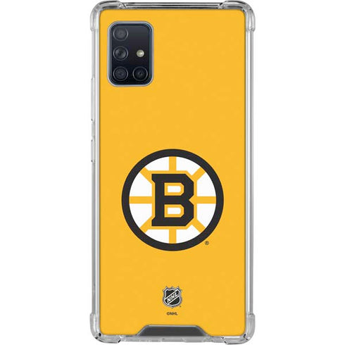 NHL Boston Bruins Solid Background Galaxy A51 5G Clear Case