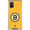 NHL Boston Bruins Solid Background Galaxy A71 5G Clear Case