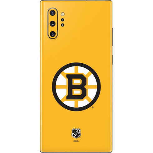 NHL Boston Bruins Solid Background Galaxy Note 10 Plus Skin