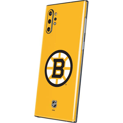 NHL Boston Bruins Solid Background Galaxy Note 10 Plus Skin