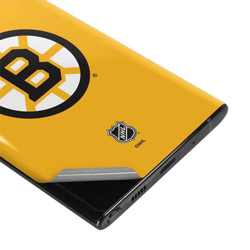 NHL Boston Bruins Solid Background Galaxy Note 10 Plus Skin