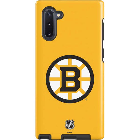NHL Boston Bruins Solid Background Galaxy Note 10 Pro Case