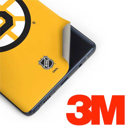 NHL Boston Bruins Solid Background Galaxy Note 9 Skin