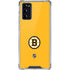 NHL Boston Bruins Solid Background Galaxy Note20 5G Clear Case