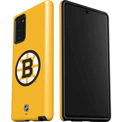 NHL Boston Bruins Solid Background Galaxy Note20 5G Pro Case