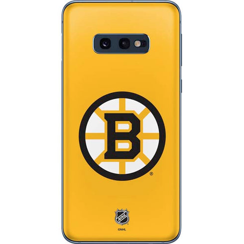 NHL Boston Bruins Solid Background Galaxy S10e Skin