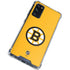 NHL Boston Bruins Solid Background Galaxy S20 FE Clear Case