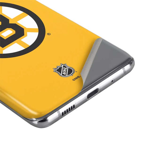 NHL Boston Bruins Solid Background Galaxy S20 Plus Skin