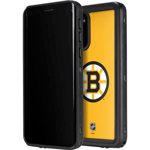 NHL Boston Bruins Solid Background Galaxy S20 Plus Waterproof Case