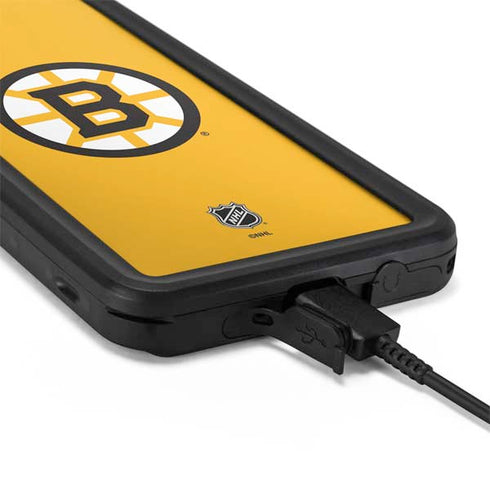 NHL Boston Bruins Solid Background Galaxy S20 Plus Waterproof Case