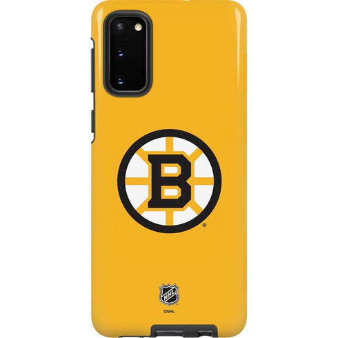 NHL Boston Bruins Solid Background Galaxy S20 Pro Case