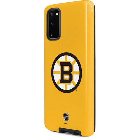 NHL Boston Bruins Solid Background Galaxy S20 Pro Case