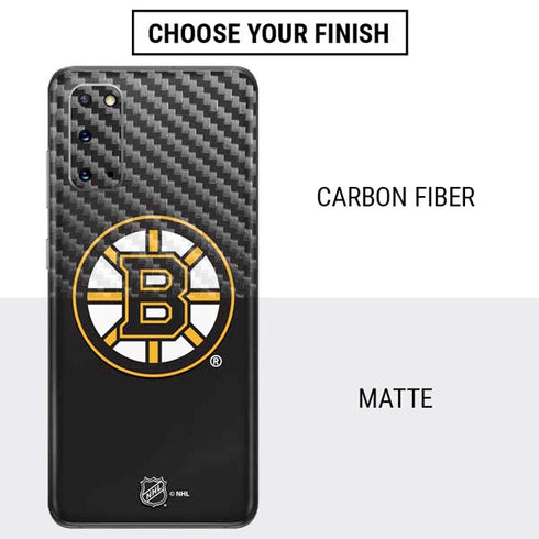 NHL Boston Bruins Solid Background Galaxy S20 Skin