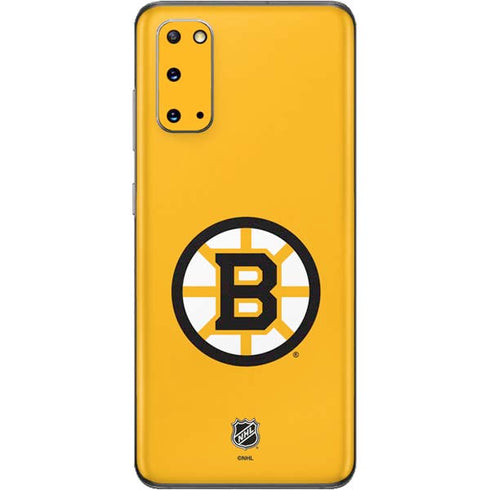NHL Boston Bruins Solid Background Galaxy S20 Skin