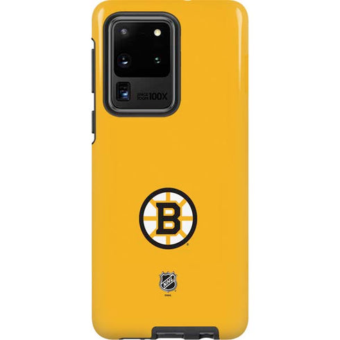 NHL Boston Bruins Solid Background Galaxy S20 Ultra 5G Pro Case