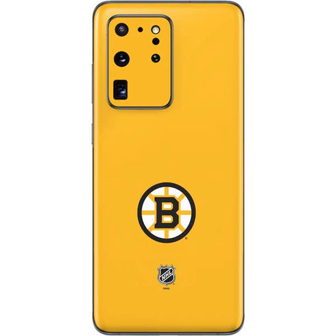 NHL Boston Bruins Solid Background Galaxy S20 Ultra 5G Skin
