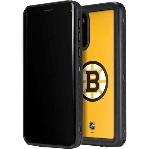 NHL Boston Bruins Solid Background Galaxy S20 Waterproof Case
