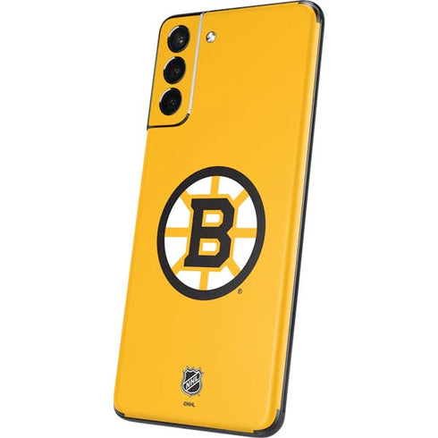NHL Boston Bruins Solid Background Galaxy S21 5G Skin