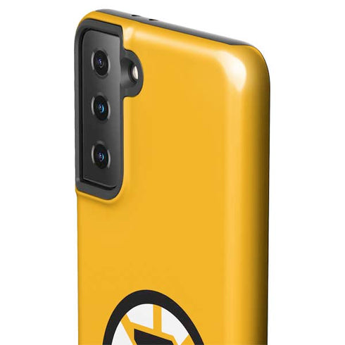 NHL Boston Bruins Solid Background Galaxy S21 FE Pro Case