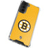 NHL Boston Bruins Solid Background Galaxy S22 Clear Case