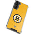 NHL Boston Bruins Solid Background Galaxy S22 Plus Clear Case