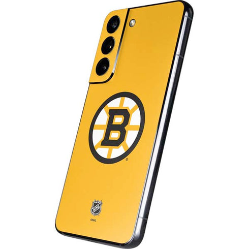 NHL Boston Bruins Solid Background Galaxy S22 Skin