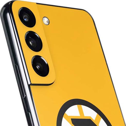 NHL Boston Bruins Solid Background Galaxy S22 Skin