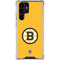 NHL Boston Bruins Solid Background Galaxy S22 Ultra Clear Case