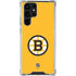 NHL Boston Bruins Solid Background Galaxy S22 Ultra Clear Case