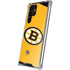 NHL Boston Bruins Solid Background Galaxy S22 Ultra Clear Case