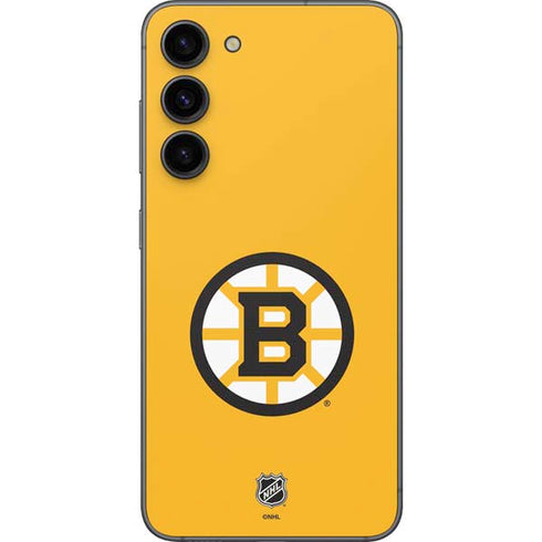 NHL Boston Bruins Solid Background Galaxy S23 FE Skin