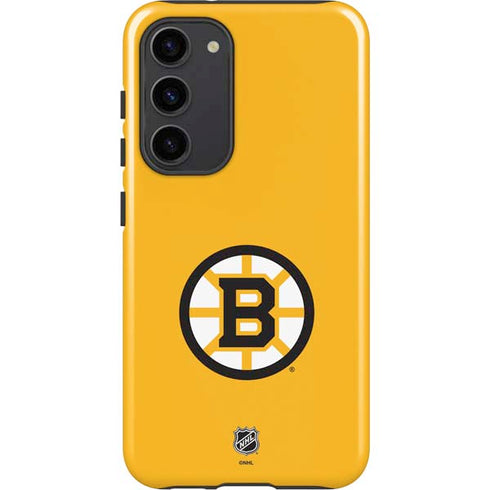 NHL Boston Bruins Solid Background Galaxy S23 Plus Pro Case